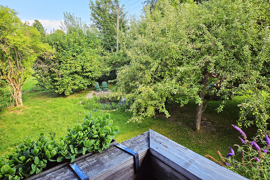 Ferienwohnung Gärtnergassl am Chiemsee Aussensitzplatz